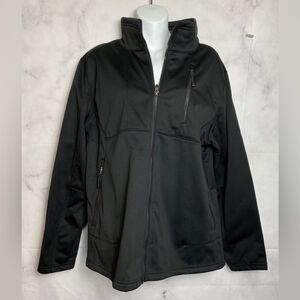 Swiss Tech Men's Black Soot Softshell Jacket medium